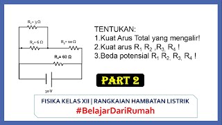 Pembahasan Soal Rangkaian Gabungan Hambatan Listrik | Part 2