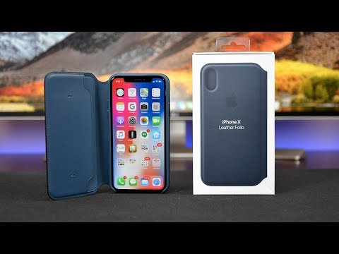 Apple iPhone X Leather Folio Case: Review 
