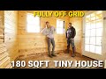 Tiny House Kitchen Build / Cutting Trees for CounterTops / Fully OFF GRID in 180 SQFT