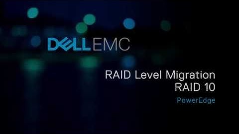 Performing reconfiguration for RAID level 10 on PERC Controller