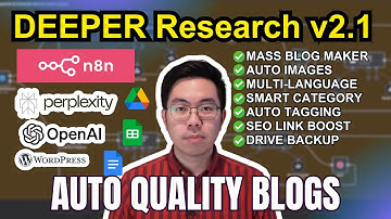 Create Fully Automated, High-Quality Blogs with n8n Workflow — Deeper Research v2.1 + Perplexity AI