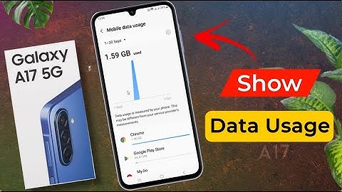 Samsung Galaxy A17: Show Data Usage Notification / samsung a17 me Daily Data Use Kaise Dekhe