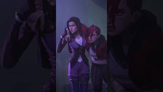 Vi leans on Caitlyn more than she may admit. 🧁 #Arcane