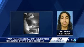 Tama man arrested and charged with using machete to ring doorbells