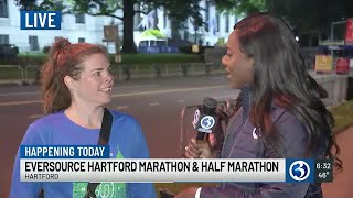 Runners gear up for the Hartford Marathon
