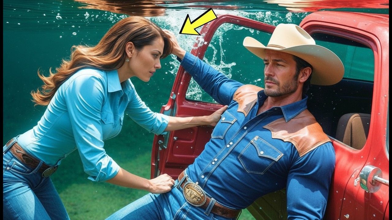 Young Girl Saves Cowboy From Sinking Car In River—Days Later, She Learns He’s the Millionaire Who…