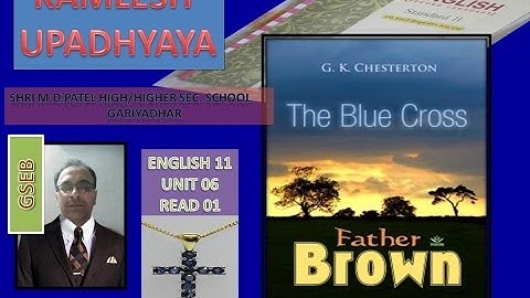 English Std  11 Unit 06 Read 01 THE BLUE CROSS