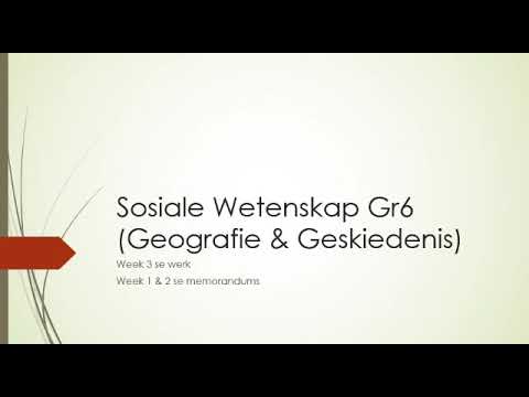 Video: Geskiedenis Met Geografie