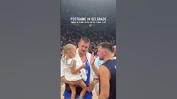 Friendly matchup 🤝  #nba #nikolajokic #basketball