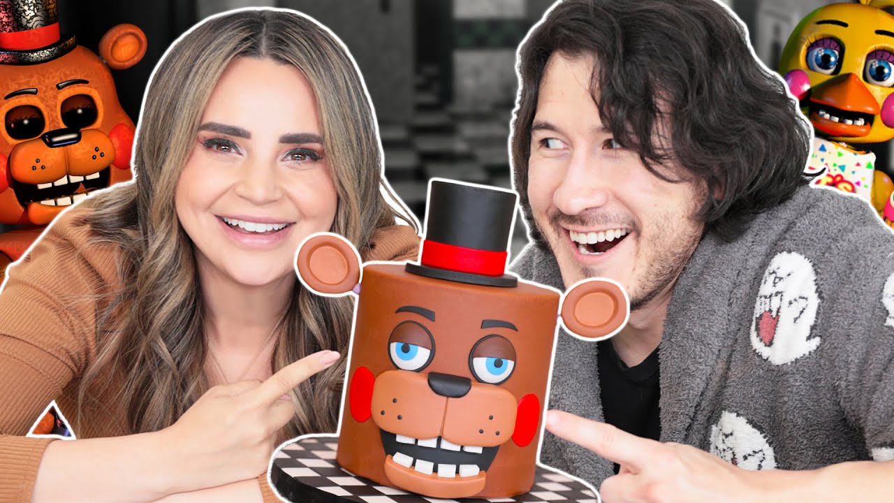 Five Nights At Freddys Fazbear Cake Ft Markiplier - Nerdy Nummies