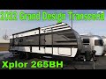 2022 Grand Design Transcend Xplor 265BH Walk Through Open Floor Plan