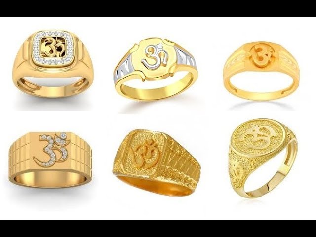 Buy BlueStone 22k (916) Yellow Gold Yashashvi Om Ring at Amazon.in