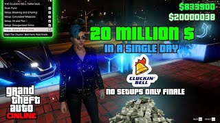 "(NO SETUPS):$500K Every 7 Minutes with Cluckin’ Bell Replay GLITCH 💸 | Make $20 MILLION Fast:GTA 5"