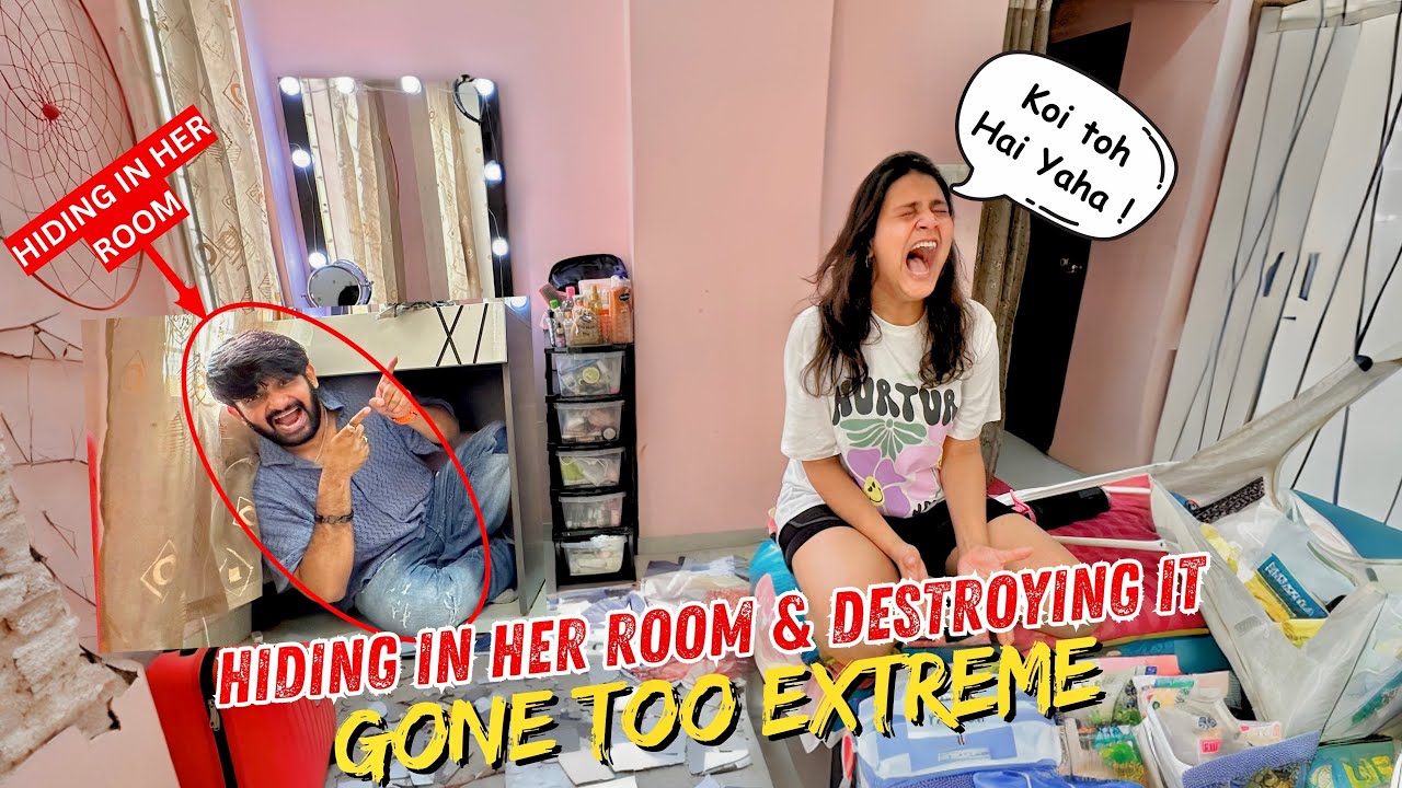 HIDING IN HER ROOM & DESTROYING IT | GONE FAR & FUNNY | SHE GOT ...