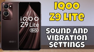 IQOO Z9 Lite Sound Problem || How to solve low sound issues || Sound and vibration settings