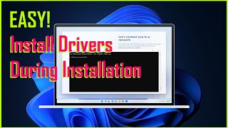 How to load Intel RAID & Wired / WiFi Network drivers during Windows 11 install