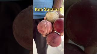 Aj itna sara ball ka keya krege||vlog no.106|| #cricket #minivlog #trending