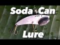 How to make a Blade Bait Lure from a Soda Pop Can (DIY)