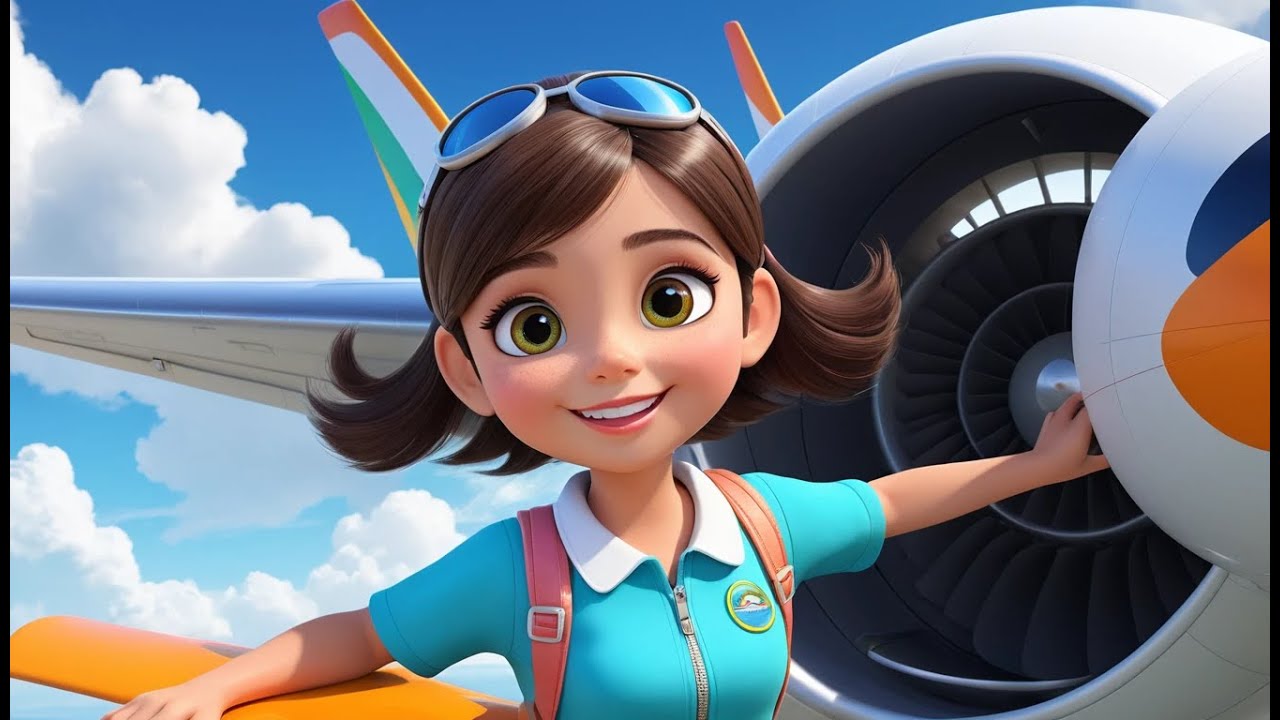 Flying High Airplane Song | Exciting Kids Nursery Rhyme | Sky Adventure for Toddlers
