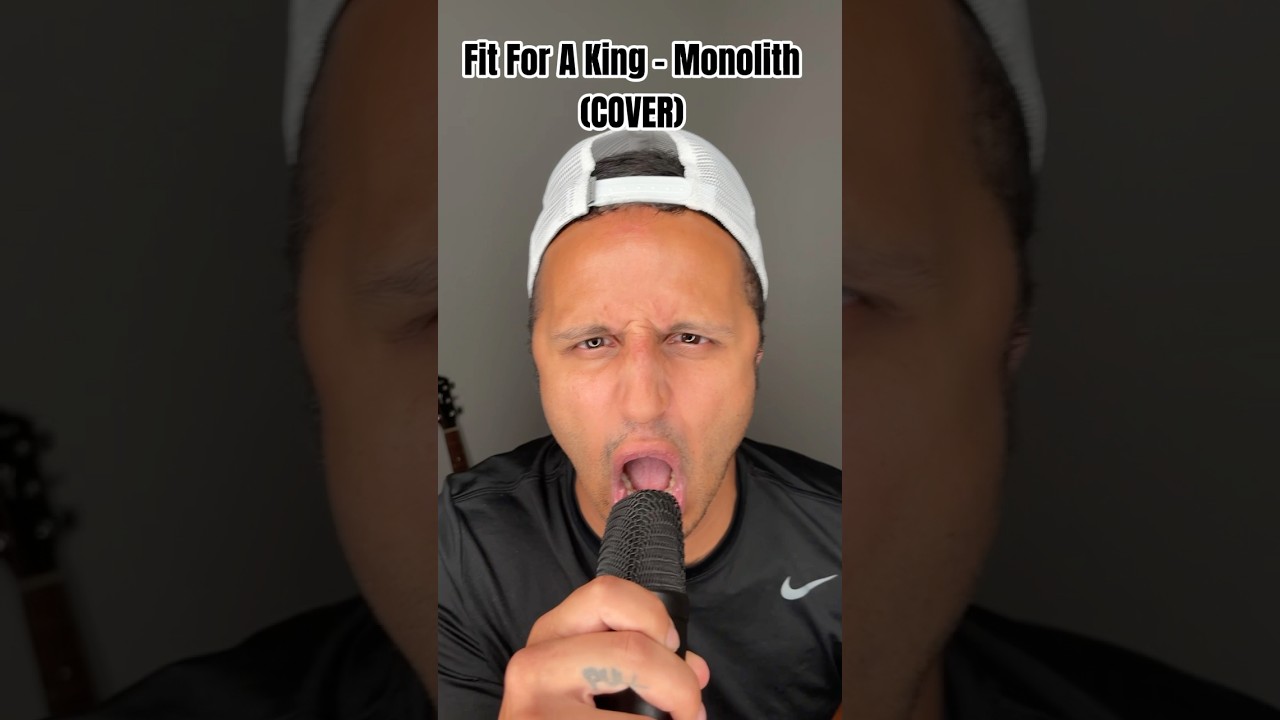 For For A King- Monolith #cover #coversong #shorts #youtubeshorts #metal #metalcore #vocal
