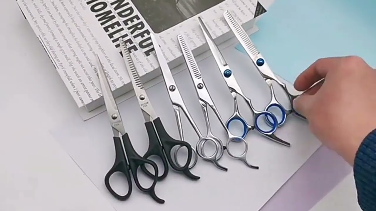 Dropship Professional Hair Cutting Scissors Set Hairdressing Salon Barber  Shears Scissors to Sell Online at a Lower Price