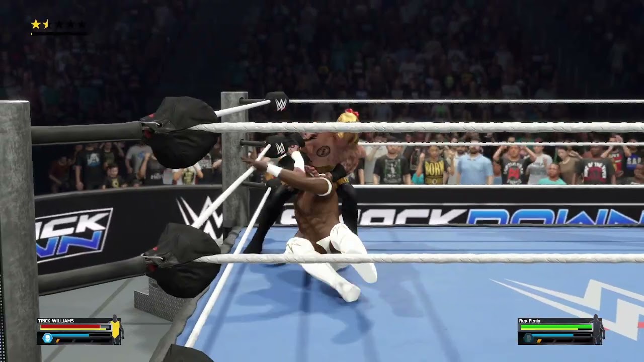 wwe 2k25 trick williams vs rey fenix