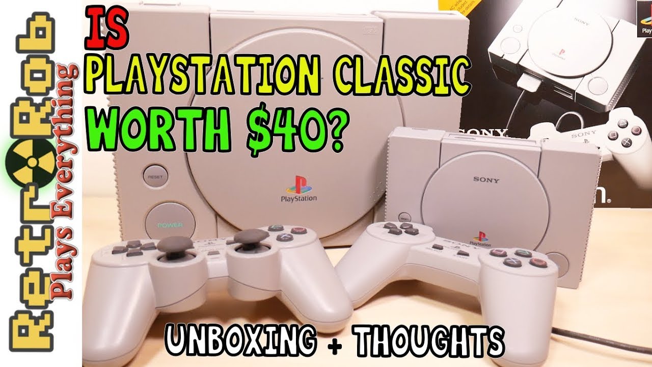 Playstation Classic Unboxing and Gameplay at 40 YouTube