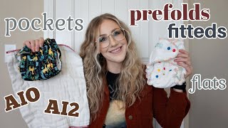 TYPES OF CLOTH DIAPERS AND HOW TO USE THEM