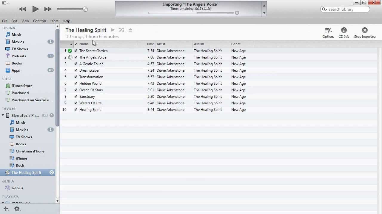 Itunes 11 How To Rip Copy Cd Music Import Into Itunes Library Using High Quality Sound Transfer Pt1 Youtube