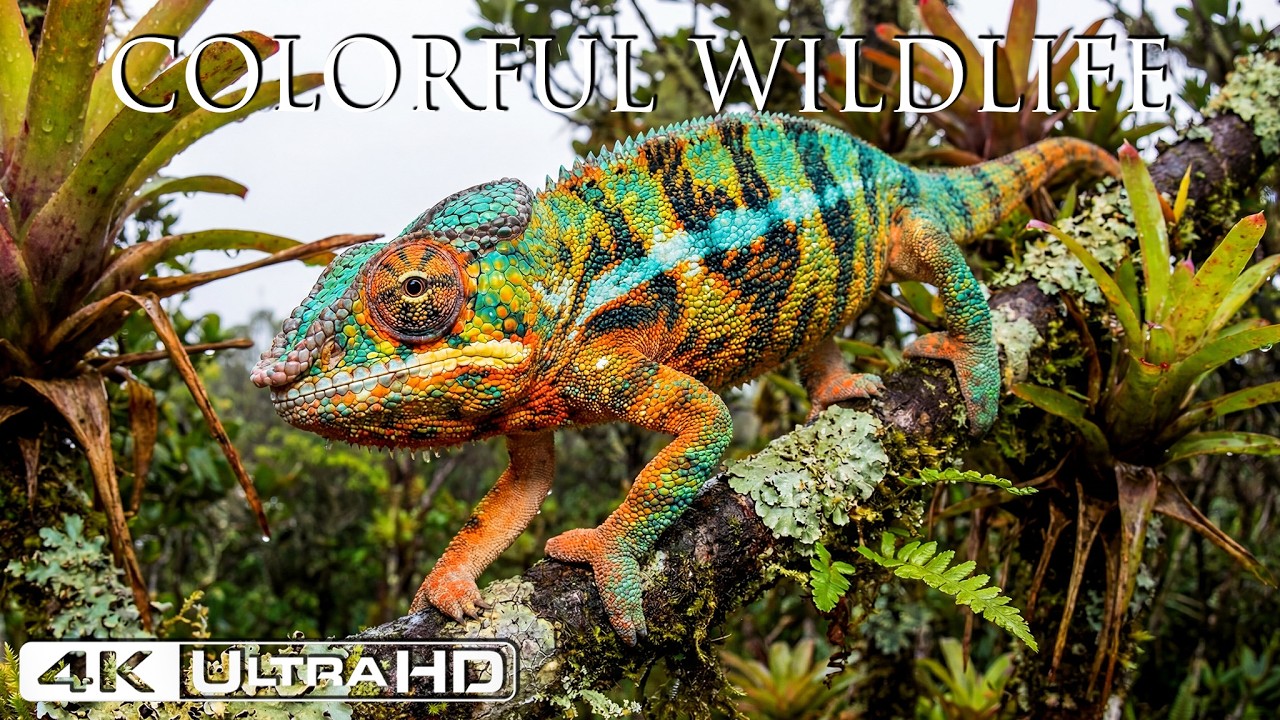 The Most Colorful Animals in the World 4K 🌈 Beautiful Nature & Relaxing Music