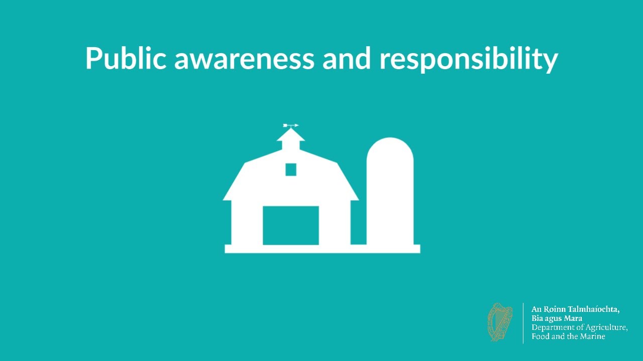 Farm Safety Week 2021 - Public Awareness and Responsibility message