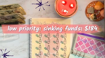 low priority | sinking funds |$184