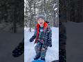 He found eggs in the SNOW 😳Easter egg hunting in the snow ❄️🐣 with Tyler #easteregghunt #snowday