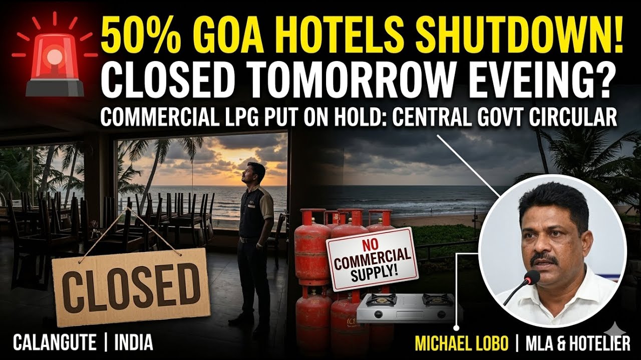 Goa Hospitality Sector in Crisis: 50% Hotels and Restaurants Face Shutdown Over Central Government's