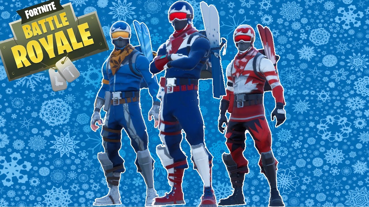 Fortnite New Ski Skins Representing The Usa Youtube