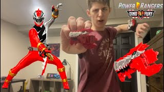 Power Rangers Dino Fury Red Fan Morph