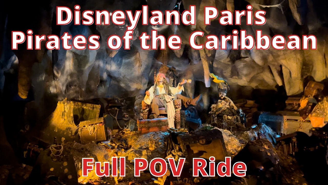 ディズニーランドパリ『カリブの海賊』フルライドPOV【高画質】