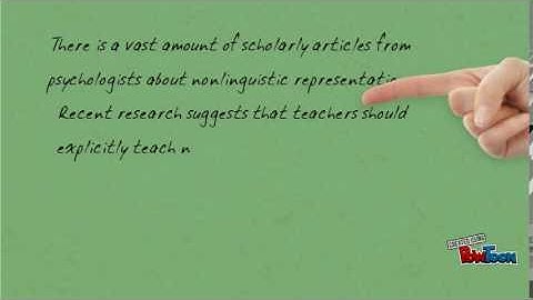 Nonlinguistic Representation