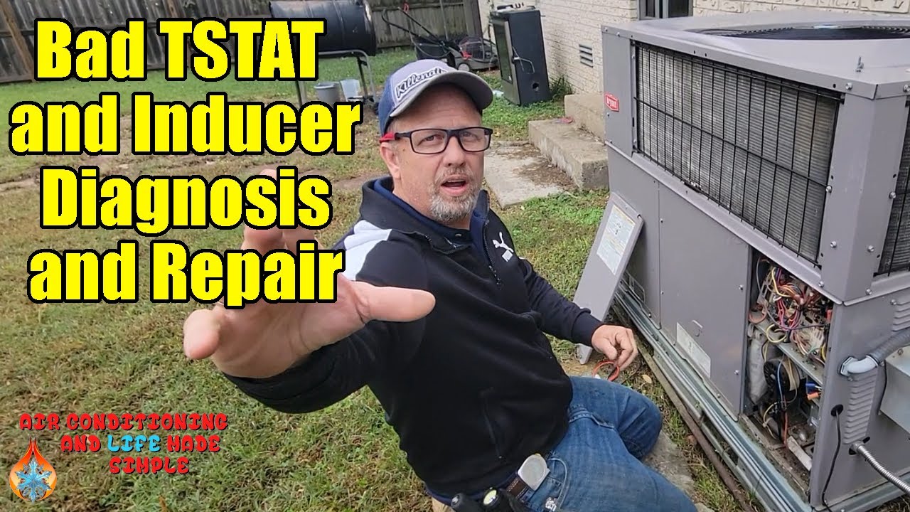 Payne Package Unit Inducer Motor and Housing Diagnosis and Repair - YouTube