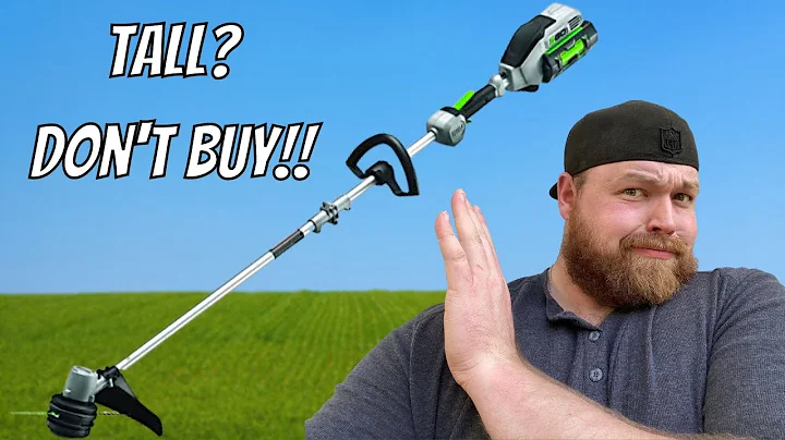 WORST Weedeater I've Ever Used As A Tall Person! - EGO String Trimmer