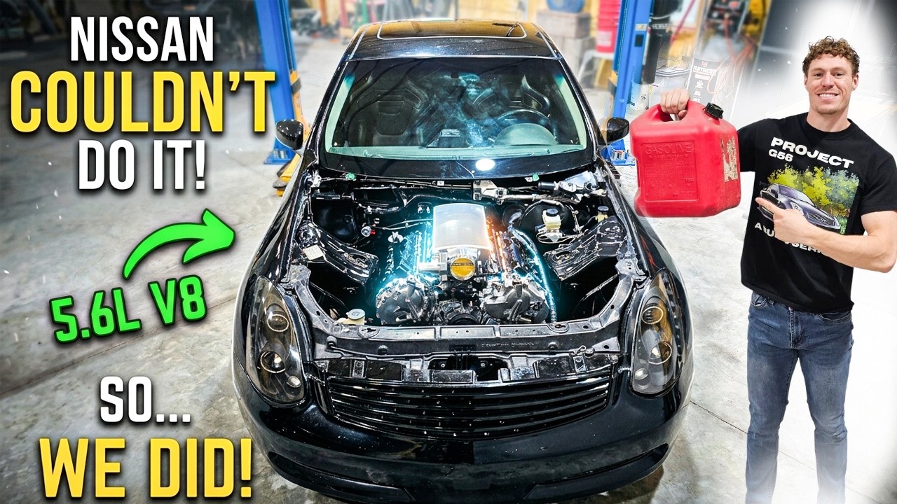 VK56 Engine Swapping My G35 Coupe Ep.10 – Let's Feed this BEAST!!! ⛽