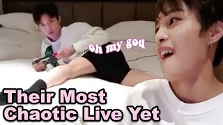 Ten and YangYang bickering on insta live part 2