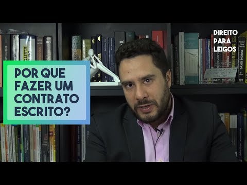 Vídeo: Como Redigir Um Contrato Escrito