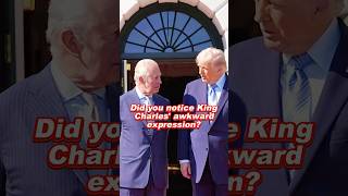Did you notice King Charles' awkward expression? #kingcharles #trump #royal