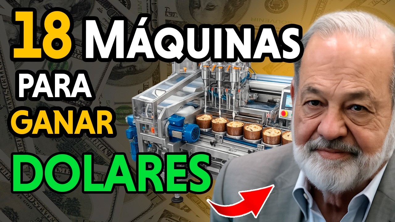 ¡18 máquinas que pueden convertir tu garaje en una mina de oro desde casa!