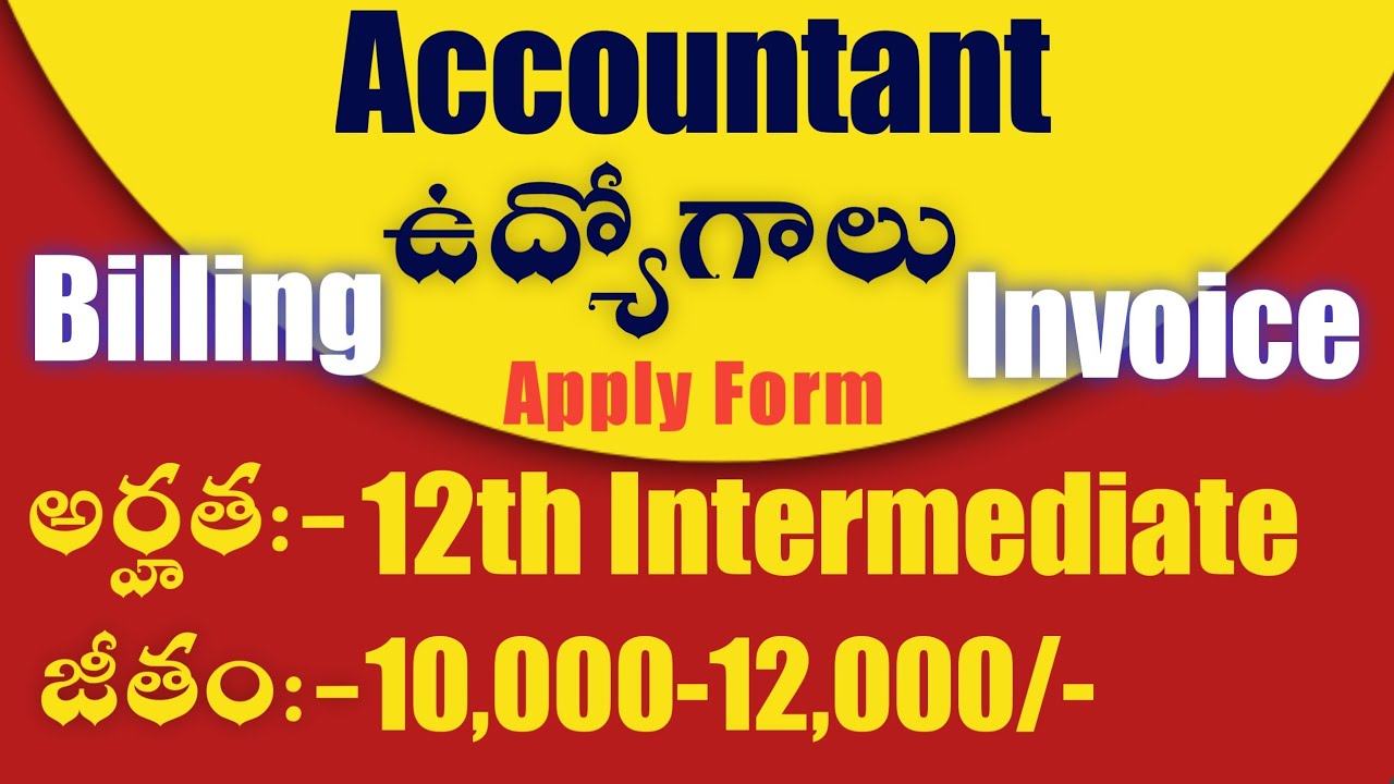 Accounting job works in hyderabad