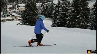 Telemark lesson easy STEP BY STEP
