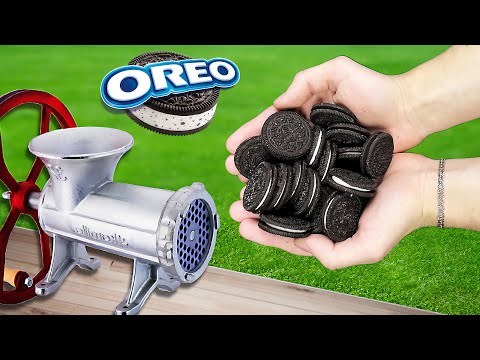 EXPERIMENT OREO CANDY VS MEAT GRINDER