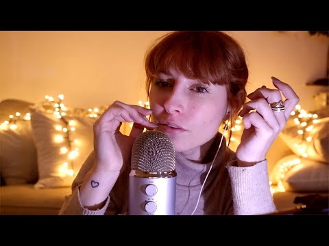 inaudible, mouth sounds, lid sounds, tongue clicking, scratching | asmr