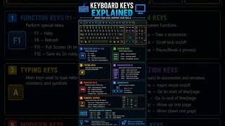 ⌨️ Keyboard Keys Explained | Computer Keyboard Full Guide 💻 #ytshorts